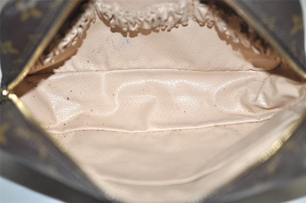 Auth Louis Vuitton Monogram Trousse Toilette 23 Clutch Hand Bag M47524 LV 2489J