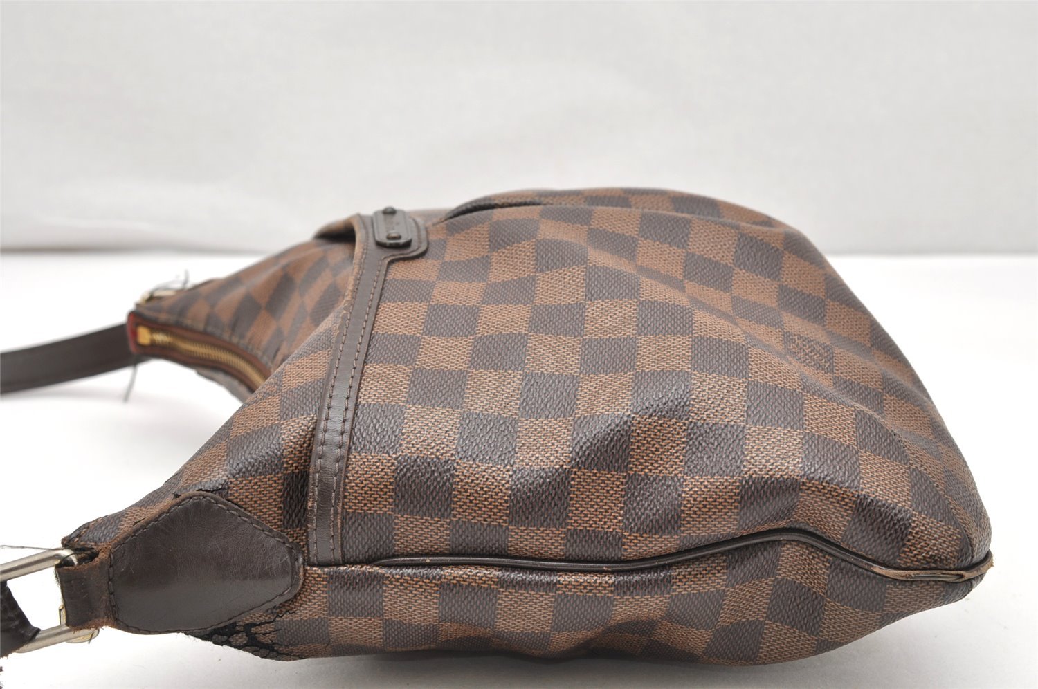 Authentic Louis Vuitton Damier Bloomsbury PM Shoulder Cross Bag N42251 LV 2489K