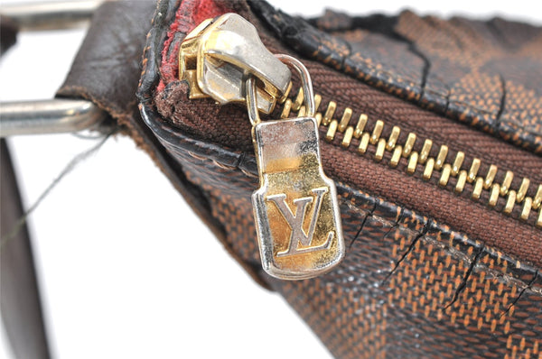 Authentic Louis Vuitton Damier Bloomsbury PM Shoulder Cross Bag N42251 LV 2489K