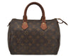 Authentic Louis Vuitton Monogram Speedy 25 Boston Hand Bag M41528 LV 2490J