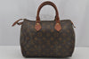 Authentic Louis Vuitton Monogram Speedy 25 Boston Hand Bag M41528 LV 2490J