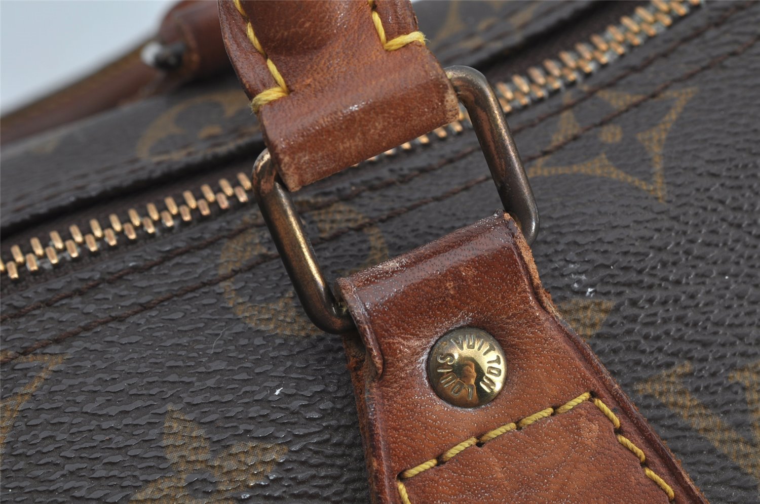 Authentic Louis Vuitton Monogram Speedy 25 Boston Hand Bag M41528 LV 2490J