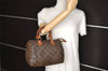 Authentic Louis Vuitton Monogram Speedy 25 Boston Hand Bag M41528 LV 2490J