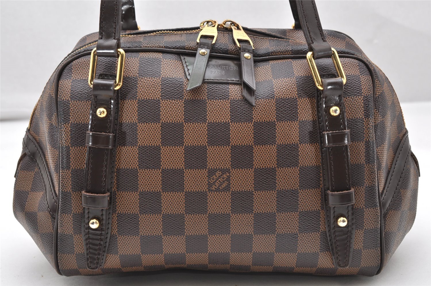 Authentic Louis Vuitton Damier Rivington PM Shoulder Bag N41157 LV 2490K