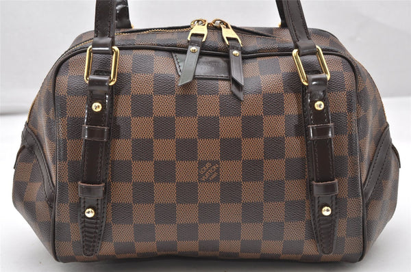 Authentic Louis Vuitton Damier Rivington PM Shoulder Bag N41157 LV 2490K