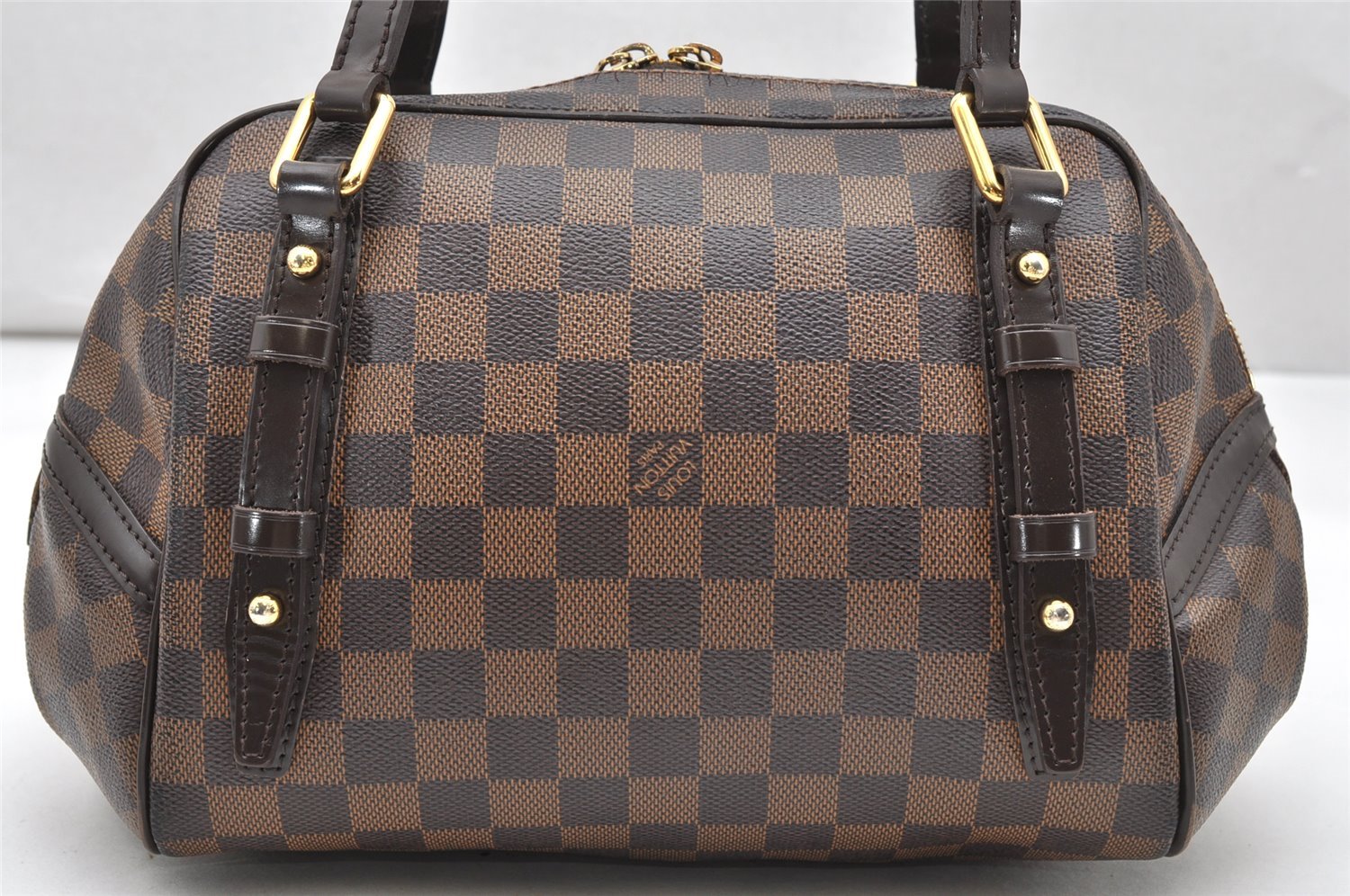 Authentic Louis Vuitton Damier Rivington PM Shoulder Bag N41157 LV 2490K