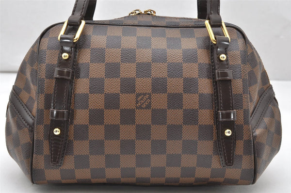 Authentic Louis Vuitton Damier Rivington PM Shoulder Bag N41157 LV 2490K