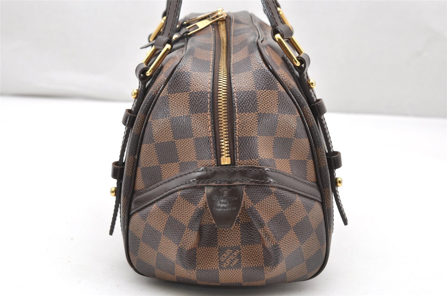 Authentic Louis Vuitton Damier Rivington PM Shoulder Bag N41157 LV 2490K