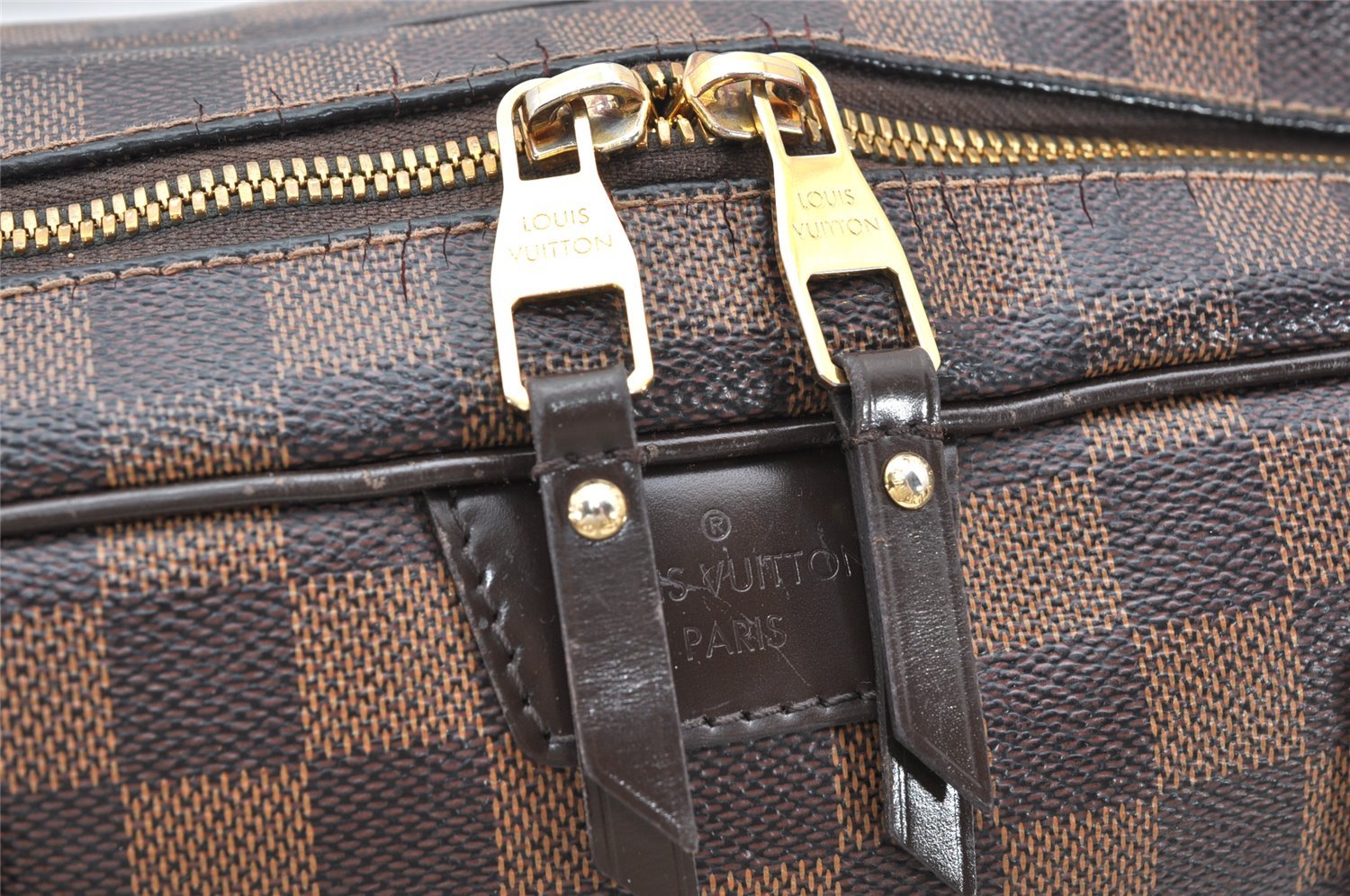 Authentic Louis Vuitton Damier Rivington PM Shoulder Bag N41157 LV 2490K