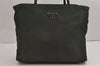 Authentic PRADA Nylon Tessuto City Shoulder Hand Bag Purse B7355 Green 2491J