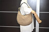 Authentic GUCCI Twins Shoulder Bag GG Canvas Leather 232962 Brown Junk 2492I