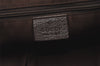 Authentic GUCCI Abbey Shoulder Tote Bag GG Canvas Leather 141470 Brown 2492J
