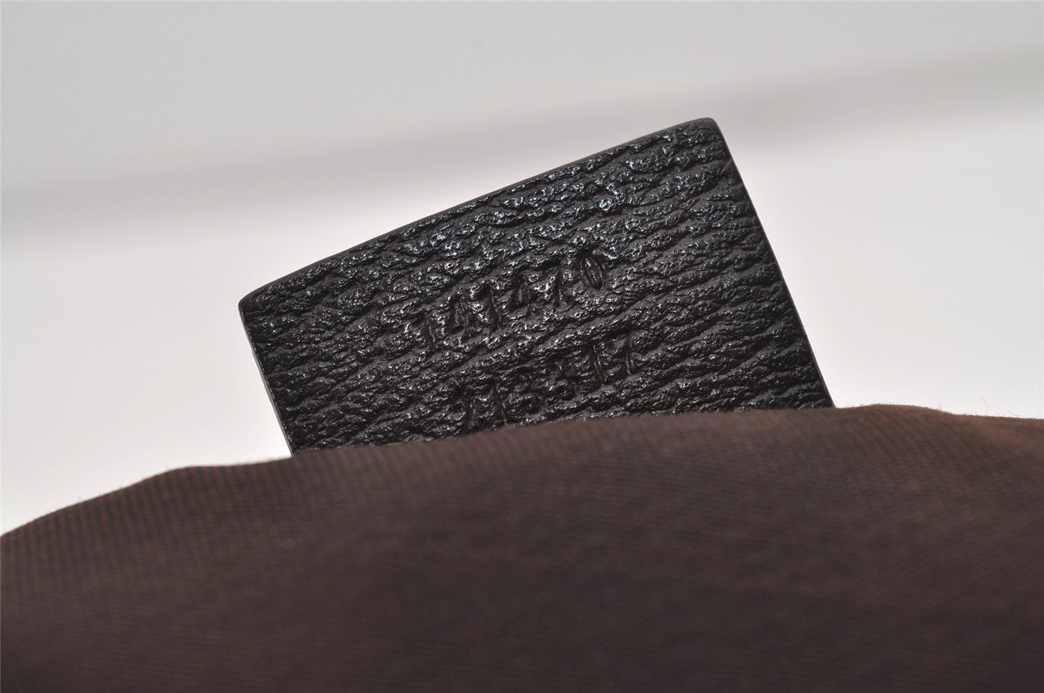 Authentic GUCCI Abbey Shoulder Tote Bag GG Canvas Leather 141470 Brown 2492J