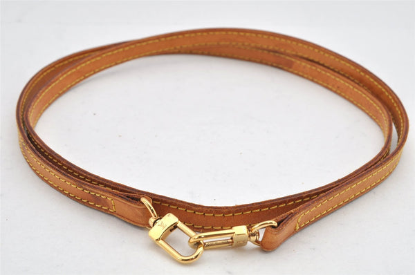 Authentic Louis Vuitton Leather Shoulder Strap Beige 47.2" LV 2492K