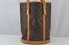 Authentic Louis Vuitton Monogram Bucket GM Shoulder Tote Bag M42236 Junk 2494J