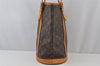 Authentic Louis Vuitton Monogram Bucket GM Shoulder Tote Bag M42236 Junk 2494J