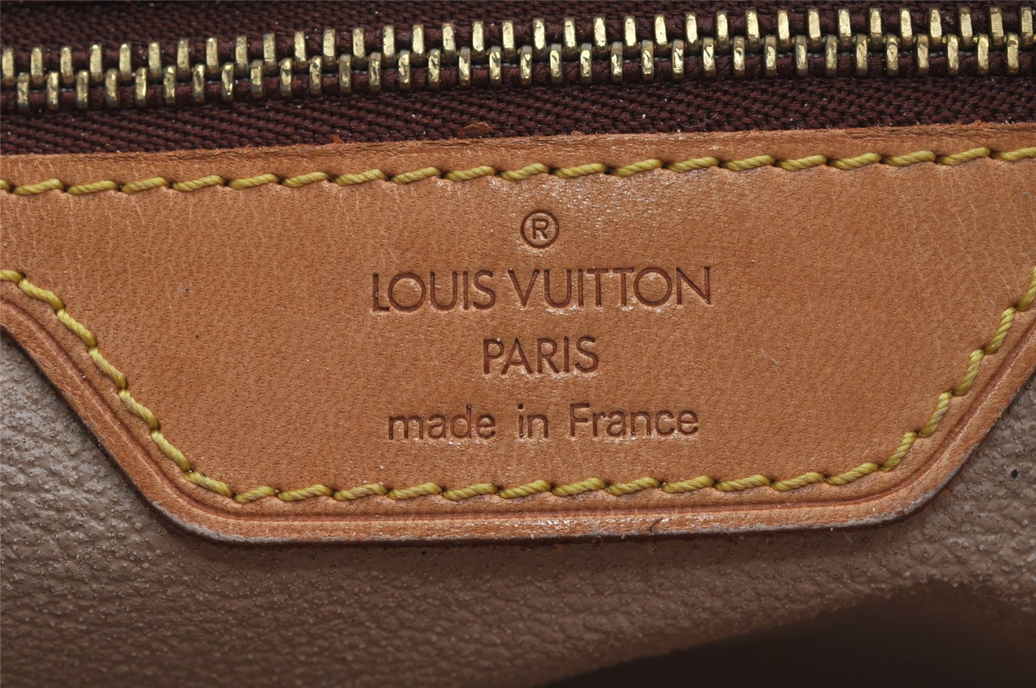 Authentic Louis Vuitton Monogram Bucket GM Shoulder Tote Bag M42236 Junk 2494J