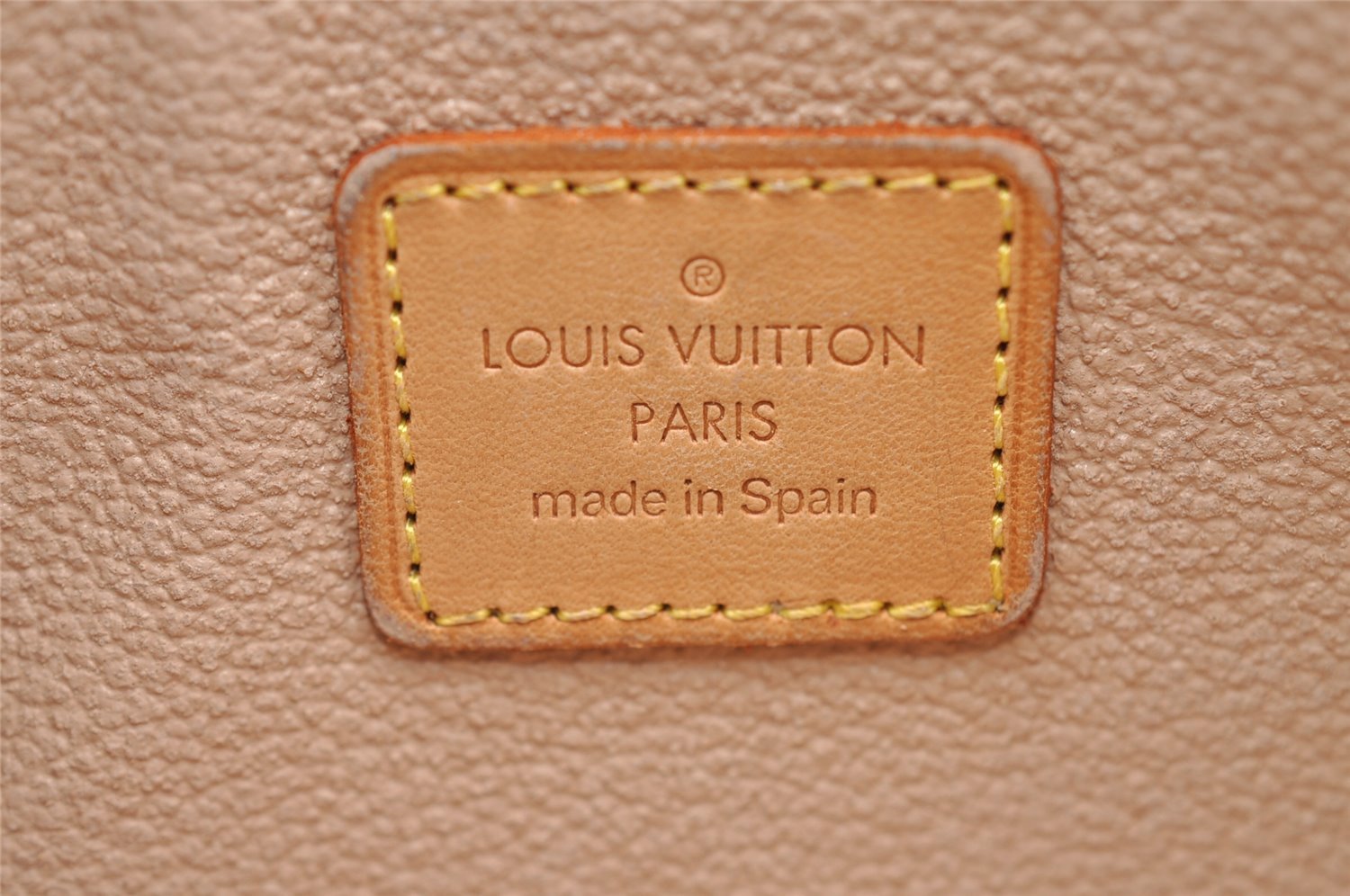 Authentic Louis Vuitton Monogram Pochette Cosmetic Pouch M47515 LV 2496I