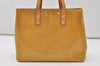 Authentic Louis Vuitton Vernis Reade PM Hand Tote Bag Yellow M91334 LV 2496J