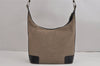 Authentic GUCCI Shoulder Bag Purse GG Canvas Leather 0014204 Beige 2498J