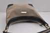 Authentic GUCCI Shoulder Bag Purse GG Canvas Leather 0014204 Beige 2498J