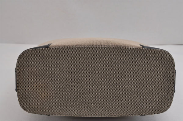 Authentic GUCCI Shoulder Bag Purse GG Canvas Leather 0014204 Beige 2498J