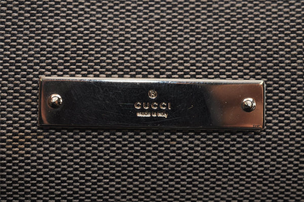 Authentic GUCCI Shoulder Bag Purse GG Canvas Leather 0014204 Beige 2498J