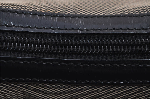 Authentic GUCCI Shoulder Bag Purse GG Canvas Leather 0014204 Beige 2498J