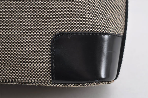 Authentic GUCCI Shoulder Bag Purse GG Canvas Leather 0014204 Beige 2498J