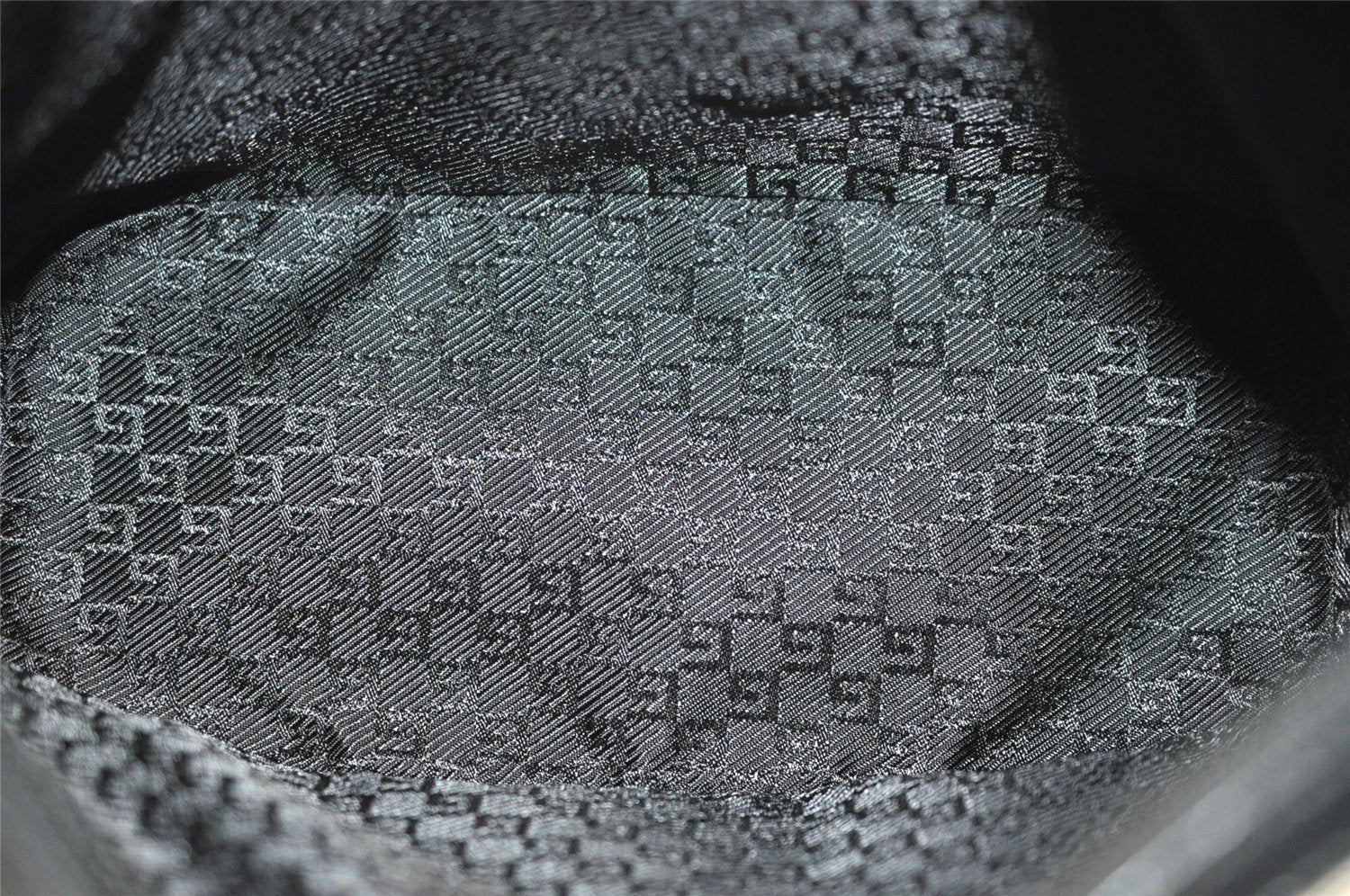 Authentic GUCCI Shoulder Bag Purse GG Canvas Leather 0014204 Beige 2498J