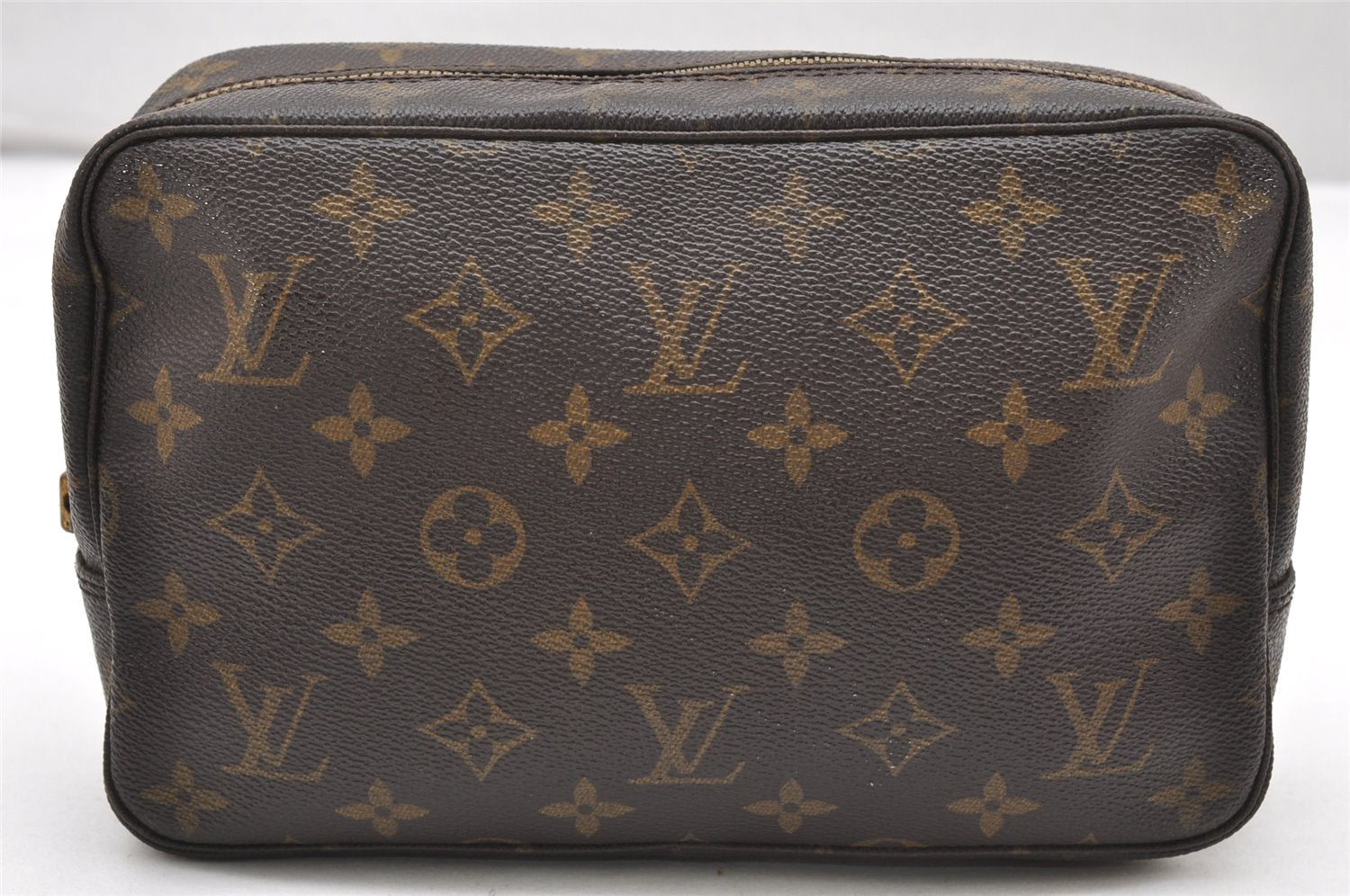 Auth Louis Vuitton Monogram Trousse Toilette 23 Clutch Bag M47524 Junk 2498K