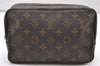 Auth Louis Vuitton Monogram Trousse Toilette 23 Clutch Bag M47524 Junk 2498K