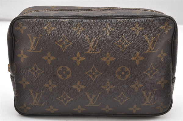 Auth Louis Vuitton Monogram Trousse Toilette 23 Clutch Bag M47524 Junk 2498K