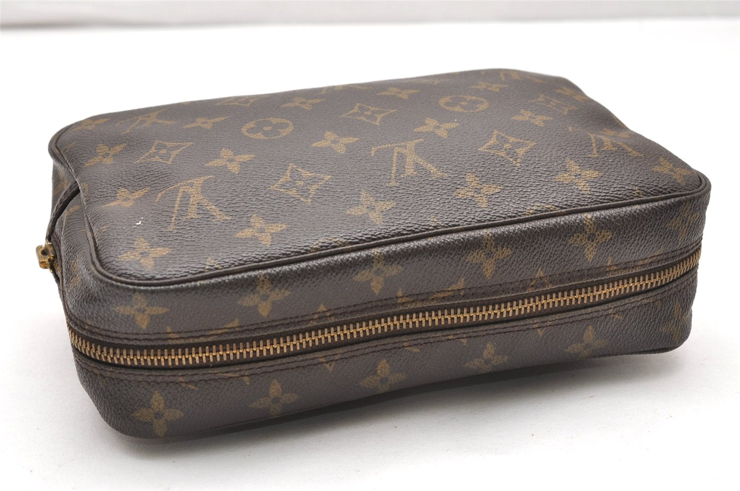 Auth Louis Vuitton Monogram Trousse Toilette 23 Clutch Bag M47524 Junk 2498K