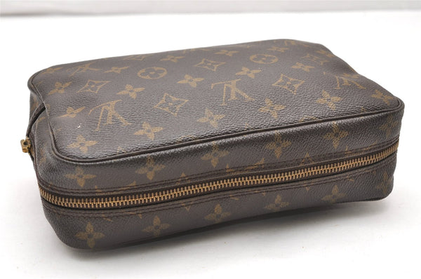 Auth Louis Vuitton Monogram Trousse Toilette 23 Clutch Bag M47524 Junk 2498K