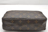 Auth Louis Vuitton Monogram Trousse Toilette 23 Clutch Bag M47524 Junk 2498K