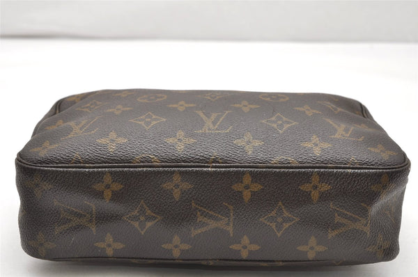 Auth Louis Vuitton Monogram Trousse Toilette 23 Clutch Bag M47524 Junk 2498K