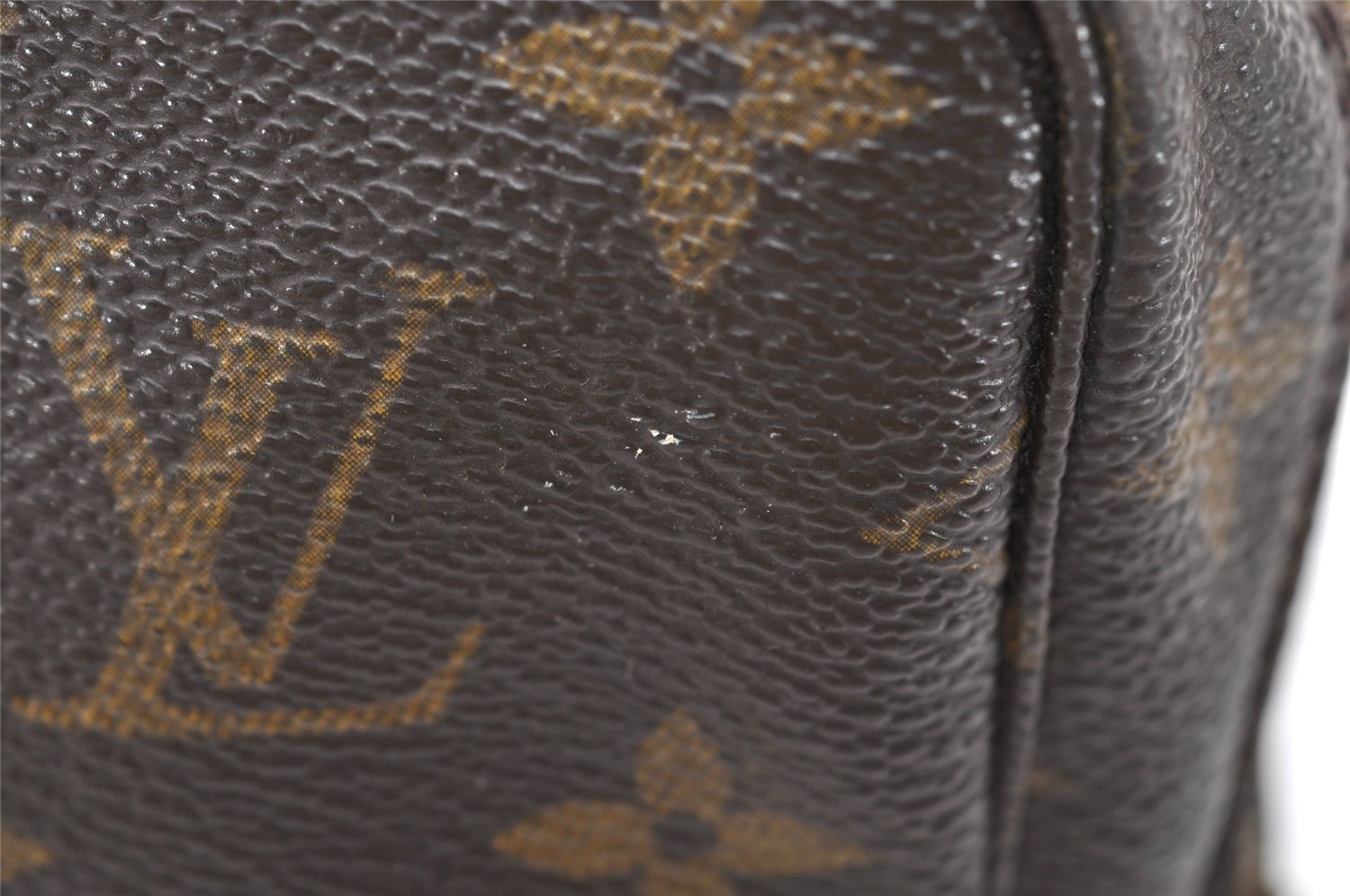 Auth Louis Vuitton Monogram Trousse Toilette 23 Clutch Bag M47524 Junk 2498K