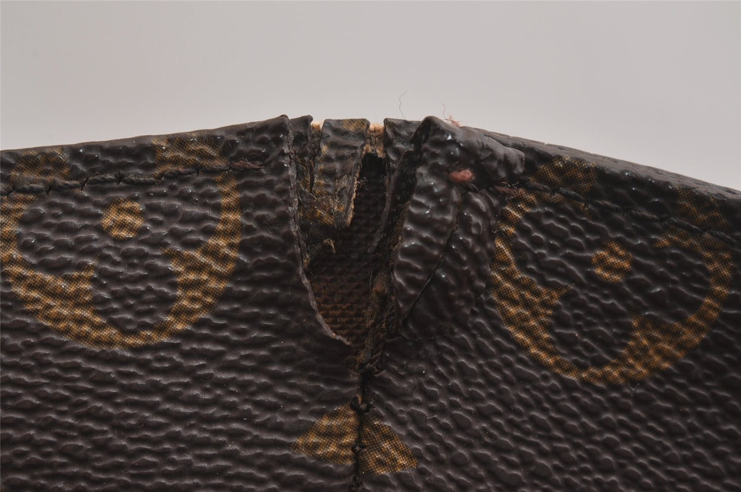 Authentic Louis Vuitton Monogram Sac Shopping PM Tote Bag M51108 Junk 2499I