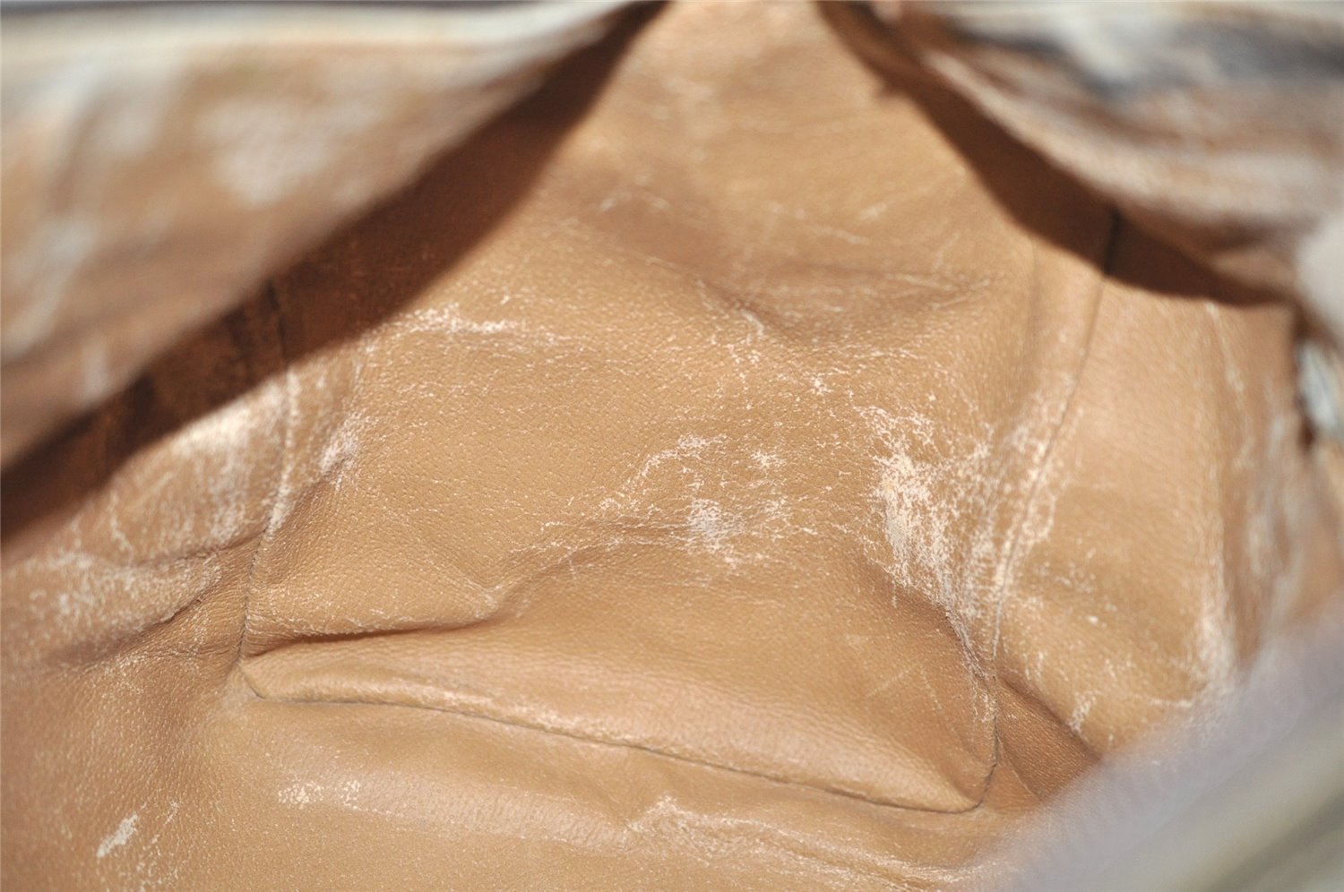 Authentic GUCCI Vintage GG Plus Hand Boston Bag GG PVC Leather Brown Junk 2500I