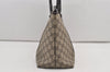 Authentic GUCCI Vintage Shoulder Hand Tote Bag GG PVC Leather 114595 Brown 2500J
