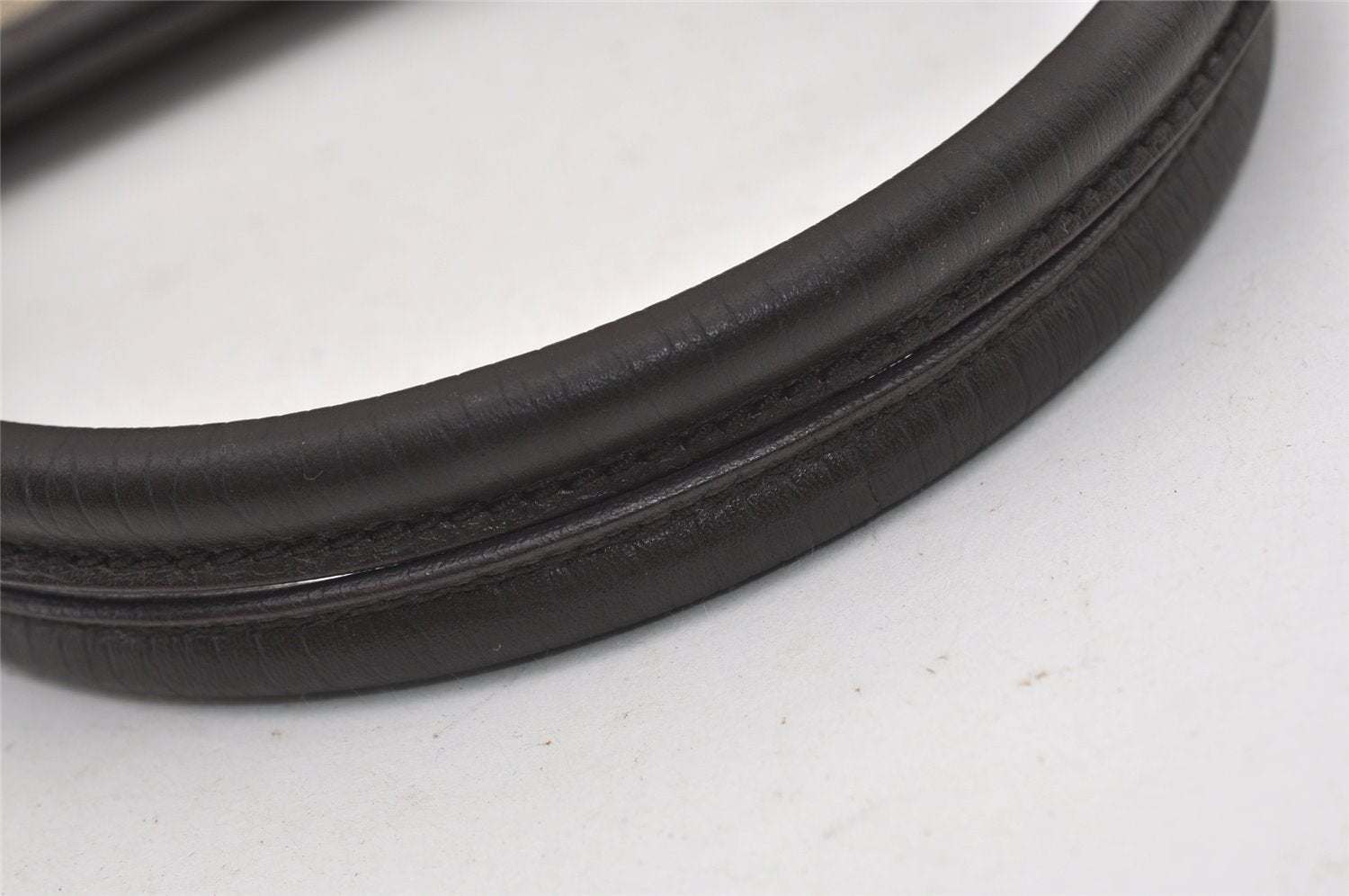 Authentic GUCCI Vintage Shoulder Hand Tote Bag GG PVC Leather 114595 Brown 2500J