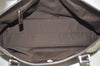 Authentic GUCCI Vintage Shoulder Hand Tote Bag GG PVC Leather 114595 Brown 2500J