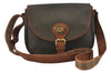 Authentic Burberrys Leather Shoulder Cross Body Bag Purse Green Junk 2500K