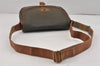 Authentic Burberrys Leather Shoulder Cross Body Bag Purse Green Junk 2500K