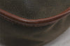 Authentic Burberrys Leather Shoulder Cross Body Bag Purse Green Junk 2500K