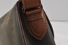 Authentic Burberrys Leather Shoulder Cross Body Bag Purse Green Junk 2500K