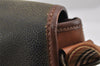 Authentic Burberrys Leather Shoulder Cross Body Bag Purse Green Junk 2500K