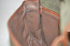 Authentic Burberrys Leather Shoulder Cross Body Bag Purse Green Junk 2500K