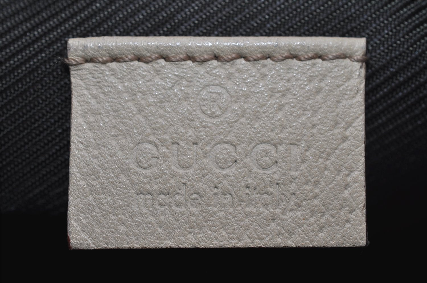 Authentic GUCCI Abbey Shoulder Hand Bag GG Canvas Leather 145750 Brown 2501I